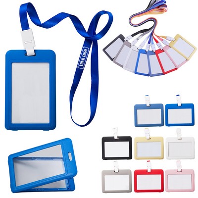 Double-sided Clear Badge Holder