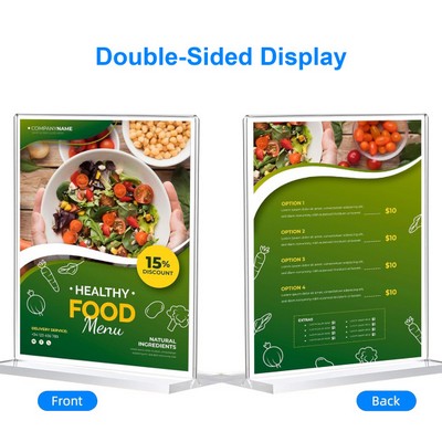 8.26" x 11.7'' Premium Quality Acrylic Sign Holder