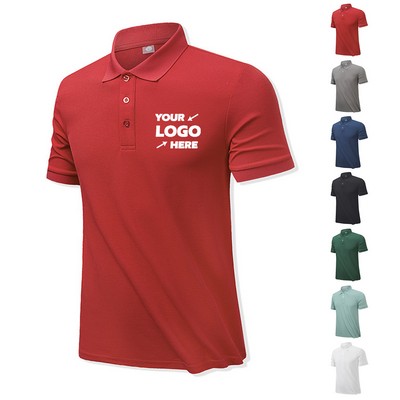 Casual Golf Button Polo Shirts