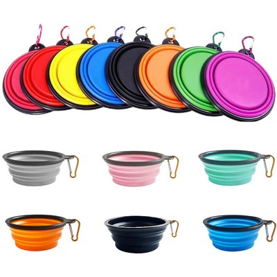 Portable Pet Silicone Bowl