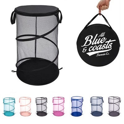 Collapsible Laundry Hamper w/ Lid