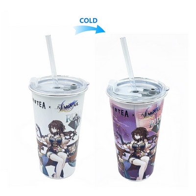 21Oz Cold Color Changing Coffee Cup