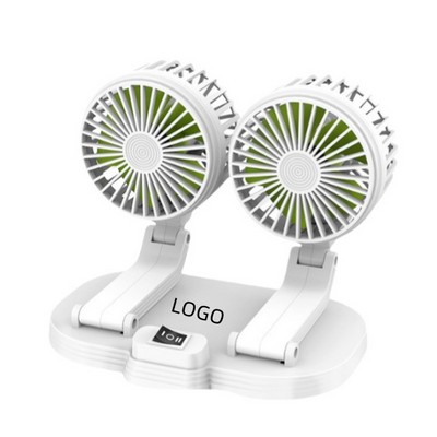 Double Head Folding Fan