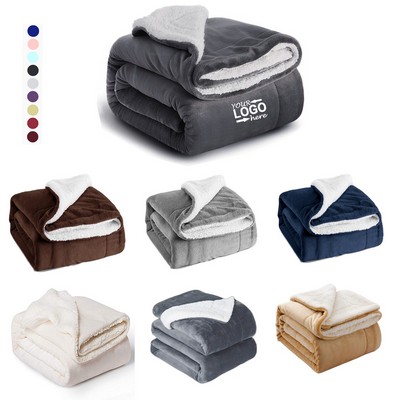 Soft Velvet Sherpa Blanket