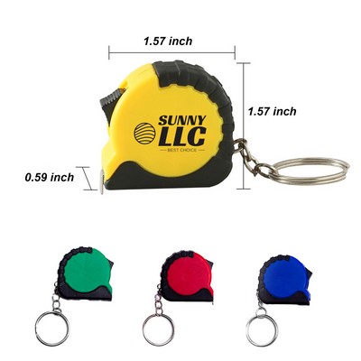 Mini Tape Measure Keychain