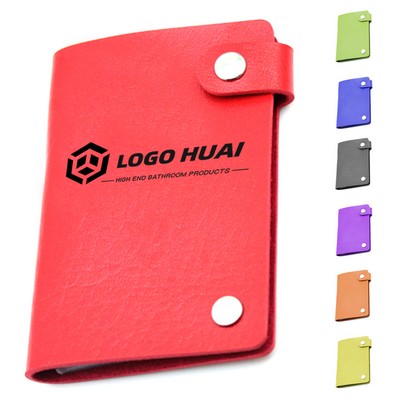 Simple Metal Buckle Card Holder