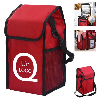6.3 X 6.3 X 12.99" Red Insulation Bag