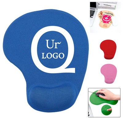 7.56 X 8.98 X 0.71 Inch Silicone Mouse Pad W/ Wrist Support