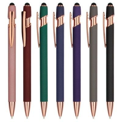 Rose Gold Soft Touch Metal Pen