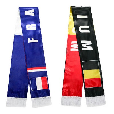 Full Color Soccer Football Stadium Scarves