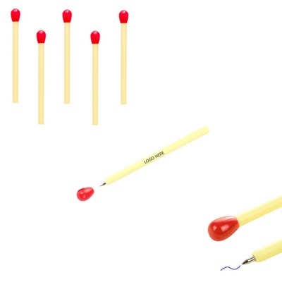 Matches Shaped Pen With Flashlight