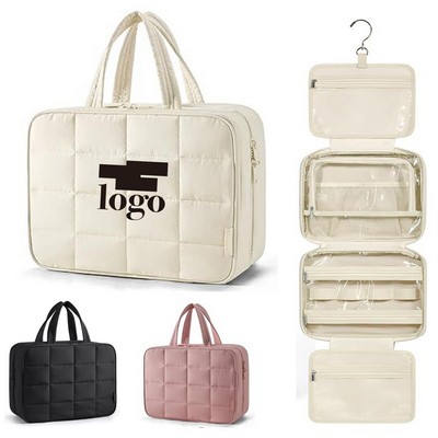 Travel Toiletry Bag with Jewelry Organizer