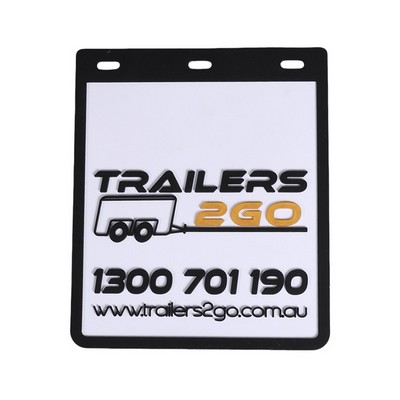 Custom Mud Flap Splash Guard With 3D Logo
