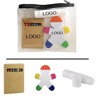 Children'S Drawing Crayons Color Highlighter Set