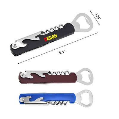 Wine and Beer Dual Purpose Bottle Opener
