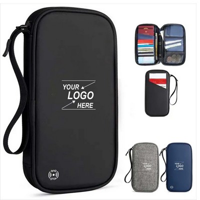 RFID Blocking Waterproof Travel Passport Wallet