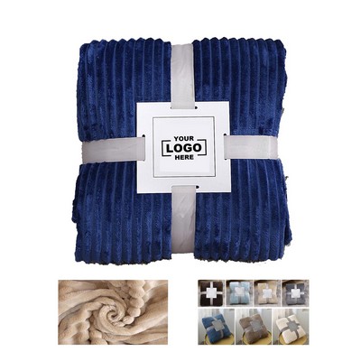 Large Plush Fleece Throw Blanket.