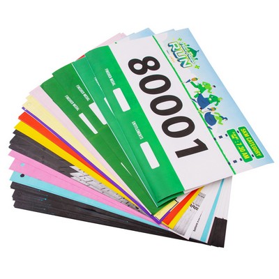 8.3 x 5.9 inch Running Race Bib Competitor Numbers with Safety Pins