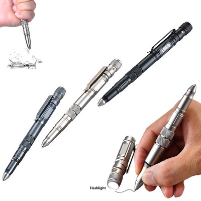 Tactical Pen With LED Flashlight