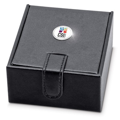 Sterling Silver Freshwater Pearl And Diamond Earrings W/ Color Medallion