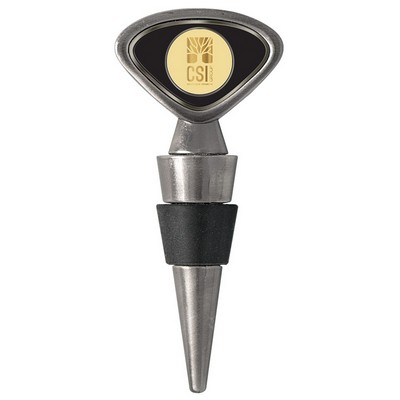 Wine Stopper W/ Gold Medallion