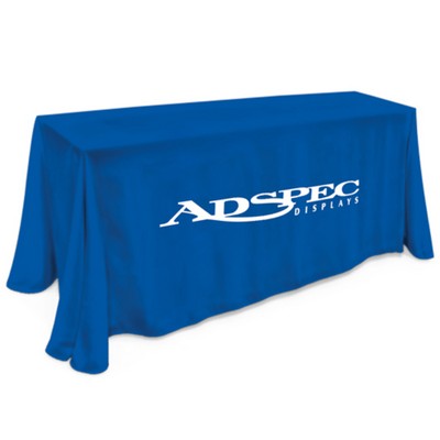 6' Royal Blue Table Cloth - Printed
