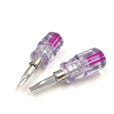 Short Phillips-Head And Flathead Screwdrivers
