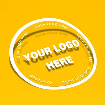 4" Clear Sticker Waterproof Label Decal for Business Wedding Birthday Party Gifts