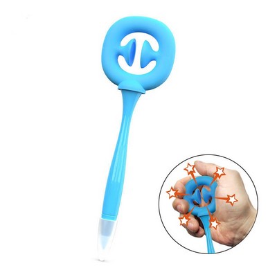 Grip device decompression pen