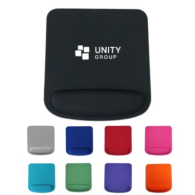 EVA Square Mouse Pad with Wrist Rest - OCEAN
