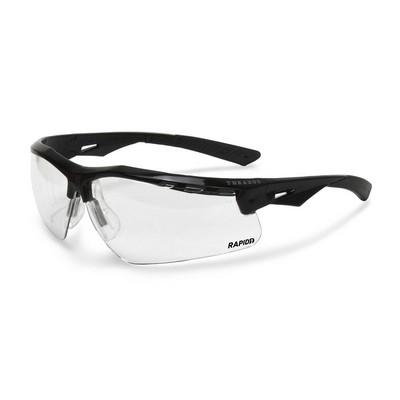 Thraxus Safety Eyewear - Black Frame Clear Anti-Fog Lens