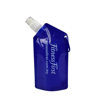 750ml Foldable Water Bag with Carabiner