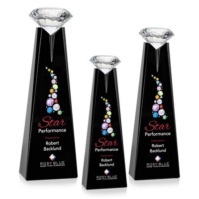 Alicia Gemstone VividPrint™ Award - Black/Diamond