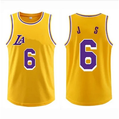 Sleeveless Sports Uniform w/Dual Stripe Trim