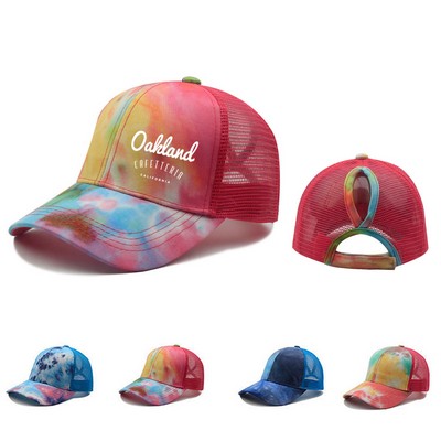 Tie Dye Baseball Net Cap