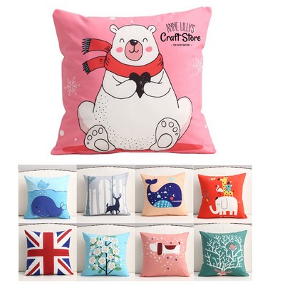 Throw Pillow with Inner Cushion and Cover