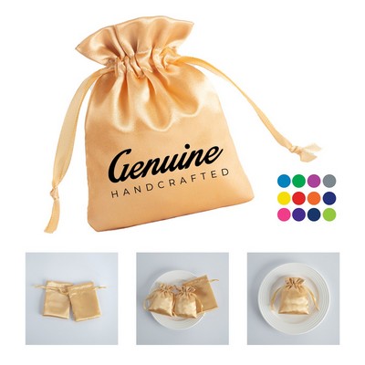 Satin Gift Drawstring Pouch
