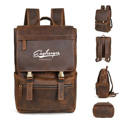 Genuine Leather Backpack