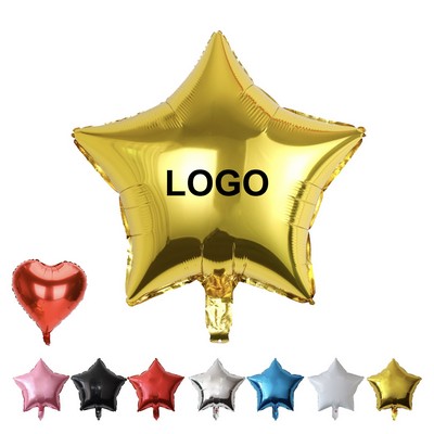 18" Foil Balloons (Rounds, Stars & Hearts)