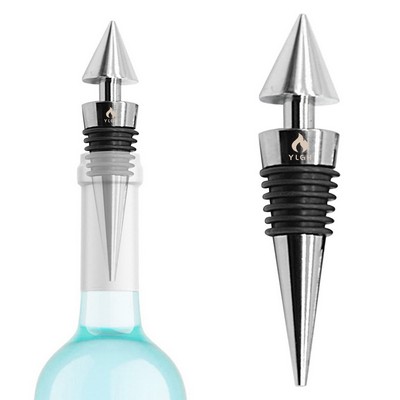 Metal Alloy Cone Wine Stopper