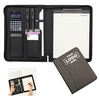 Leather A4 Portfolio Organizer Folder.