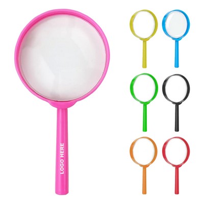 Kids Magnifying Glasses 3X Mini Hand Lenses for Science Exploration Reading Outdoor Observation