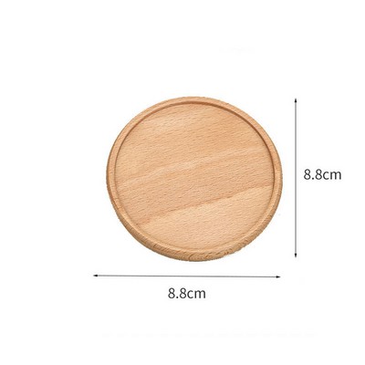 3.5 X 3.5 X 0.4Inch Wooden Coaster