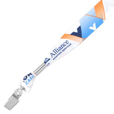 5/8" USA Dye Sublimated Lanyard