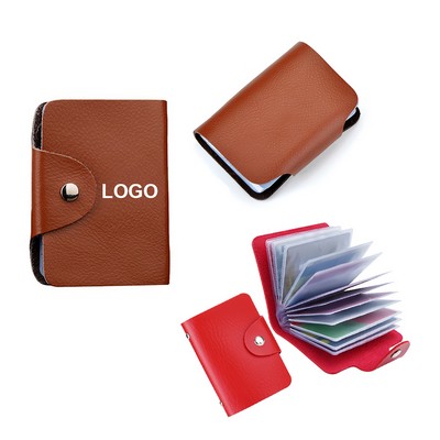 PU Leather Credit Card Holder