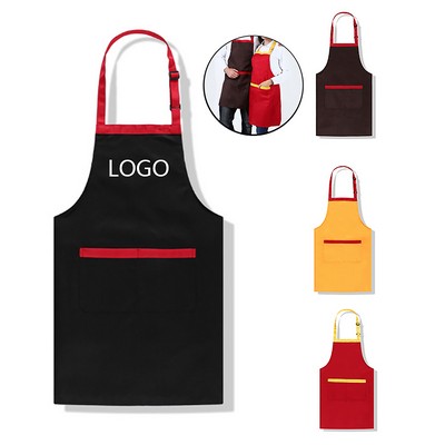 Adjustable Button One-shoulder Apron