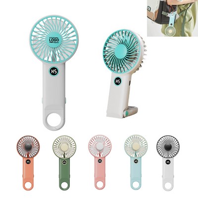 Mini Handheld Carabiner Clip Fan