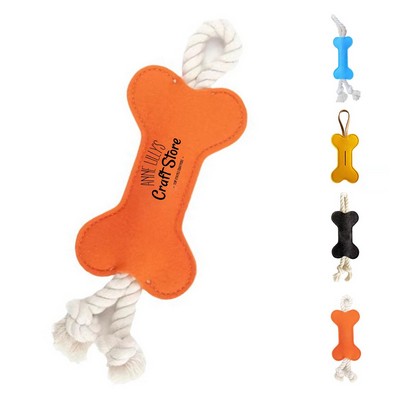Felt Rope Dog Toy