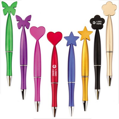 Butterfly Love Star Flower Shape Plastic Ballpoint Pen