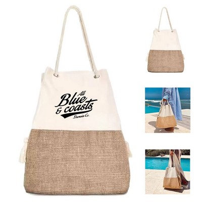 Spacious Beach Travel Tote Bag